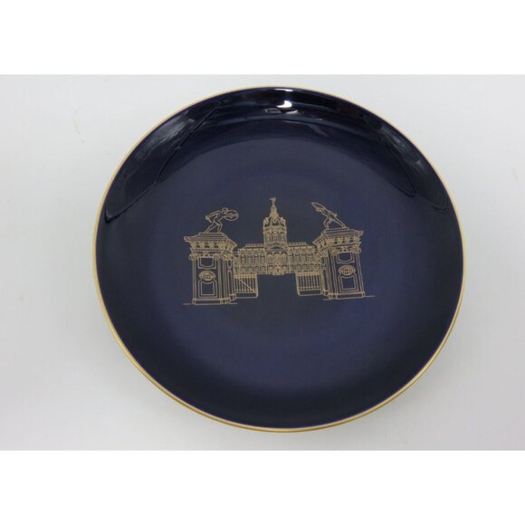 Porcelain Wall Plate KPM Berlin Castle Charlottenburg Palace Germany - Picture 2 of 10